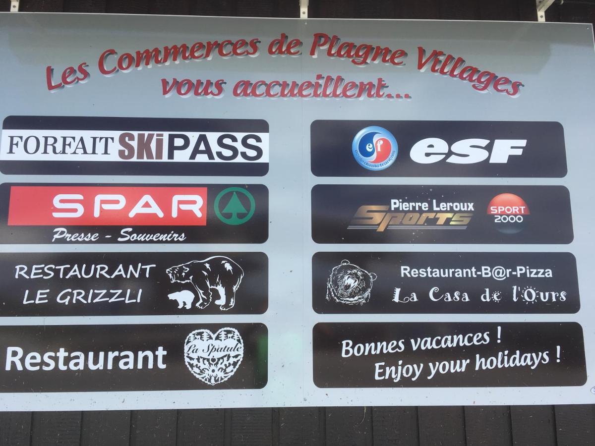 Appartement 5 Pers Plagne Village La Plagne Esterno foto